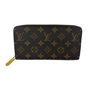 LOUIS VUITTON  Zippy Monogram Leather Wallet Clutch